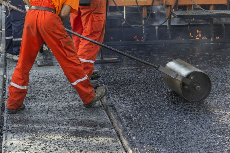 Imprinted Asphalt Installation