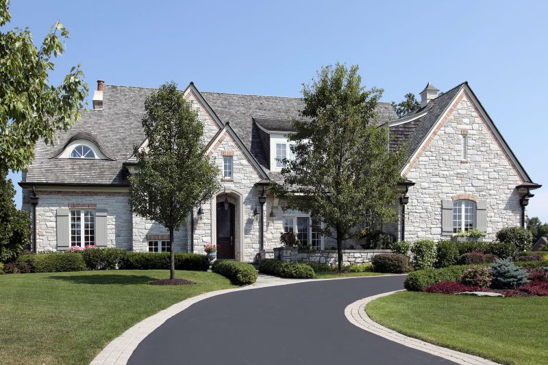 Asphalt Driveway with Clear Edges